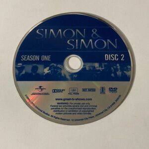 Simon & Simon: Season 1 Disc 2 Replacement DVD